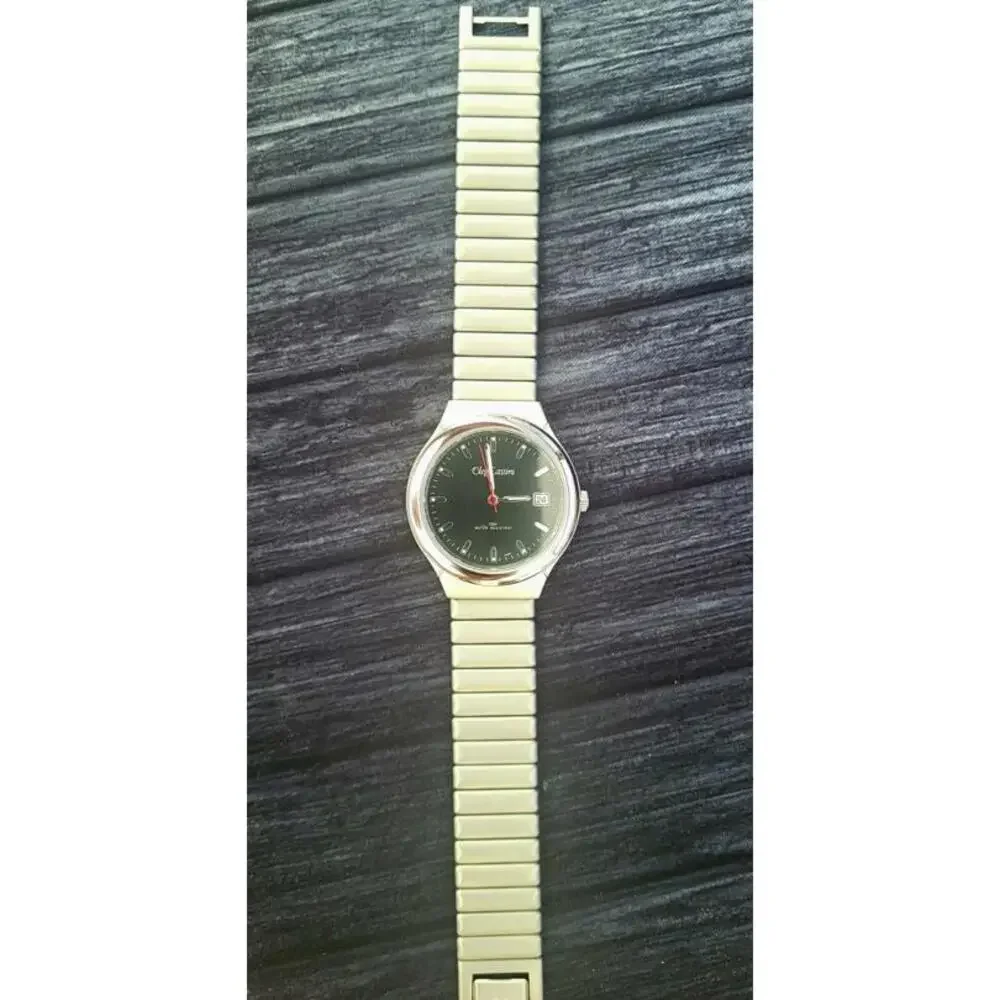 Rare Vintage Oleg‎ Cassini Mens Designer Watch New Box & Tags